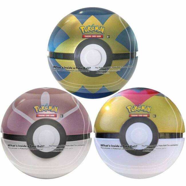 Buy Pokemon Trading Card Game Poke Ball Tin Series 8 (Sold Separately Subject to Availability) | Yallatoys.com