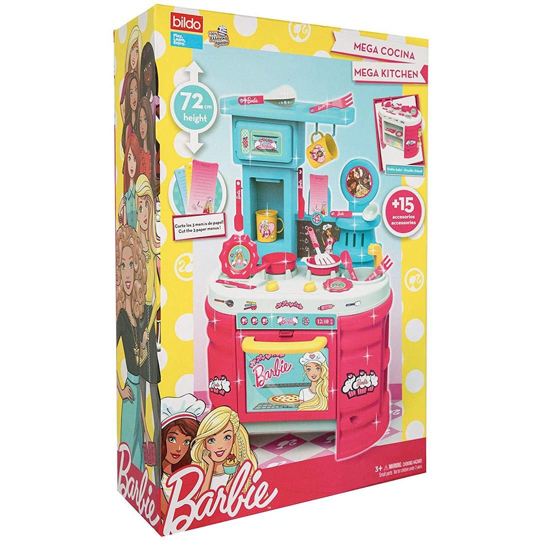 Buy Bildo Barbie Mega Kitchen Multi Colour | Yallatoys.com