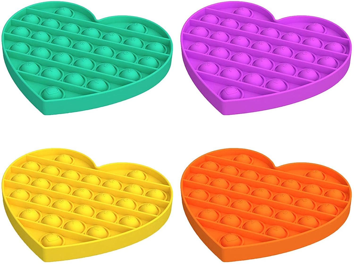 Buy Fidget Bubble Popper Heart (Sold Separately Subject To Availability) | Yallatoys.com