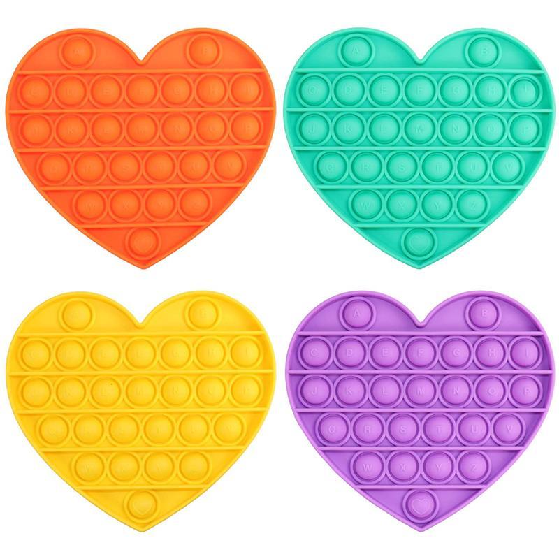 Buy Fidget Bubble Popper Heart (Sold Separately Subject To Availability) | Yallatoys.com