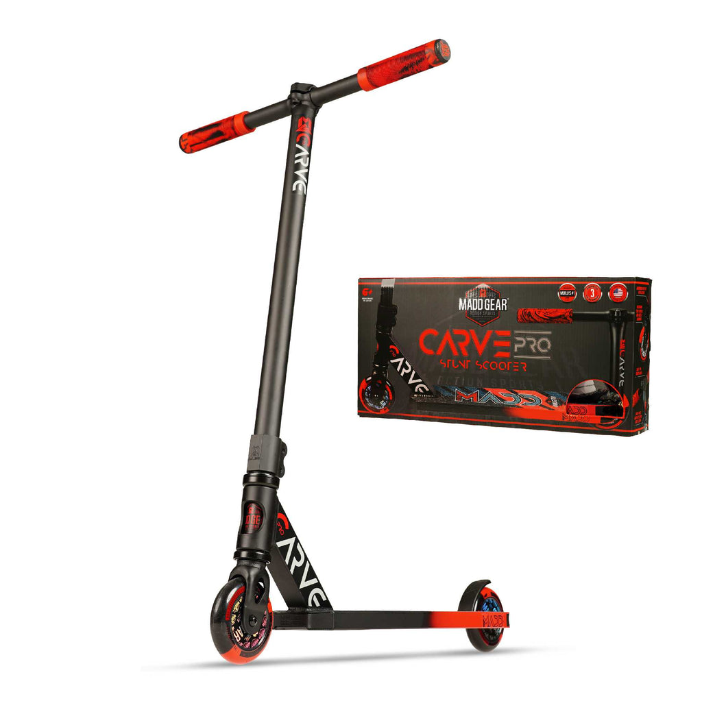Buy Madd Gear Carve ProTrick Scooter Black Red | Yallatoys.com