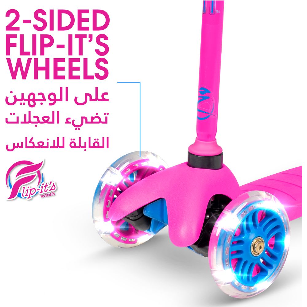 Buy Madd Gear Zycom Zinger Light Up Scooter Pink Blue | Yallatoys.com