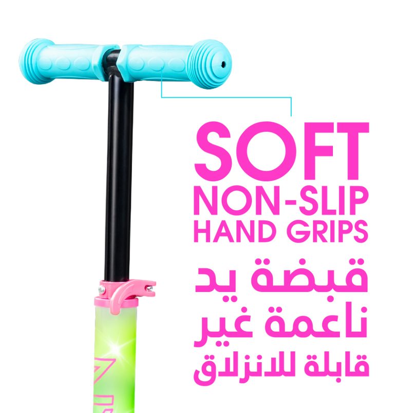 Buy Madd Gear Zycom Zipper Lumen Kids Light-Up Scooter Pink Teal | Yallatoys.com