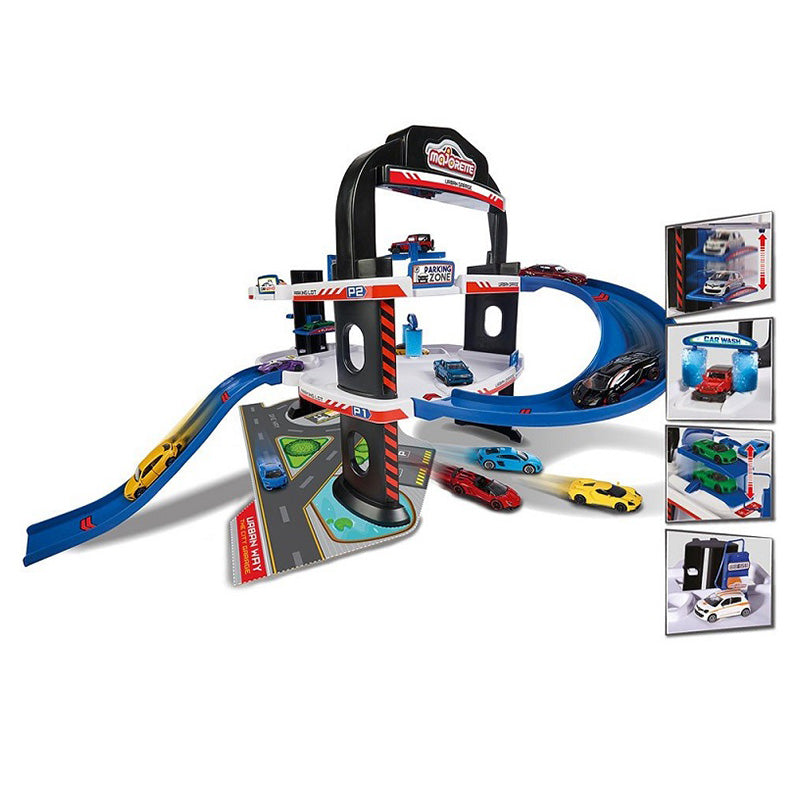 Buy Majorette Urban Garage Playset with 5 Cars | Yallatoys.com