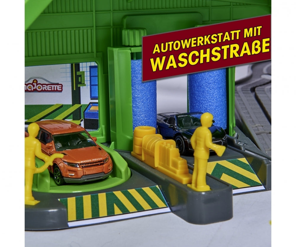 Buy Majorette Super City Motorized Model Railway Parking Garage Set for Die-cast Cars Toy | Yallatoys.com