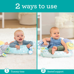 Infantio 2-In-1 Tummy Time & Seated Support
