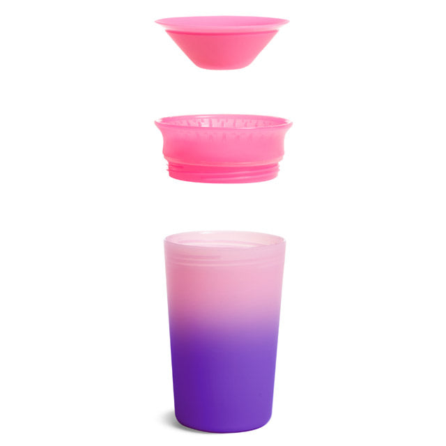 Munchkin - Miracle Colour Changing Cup 1pk 9oz - Pink Munchkin Yallatoys