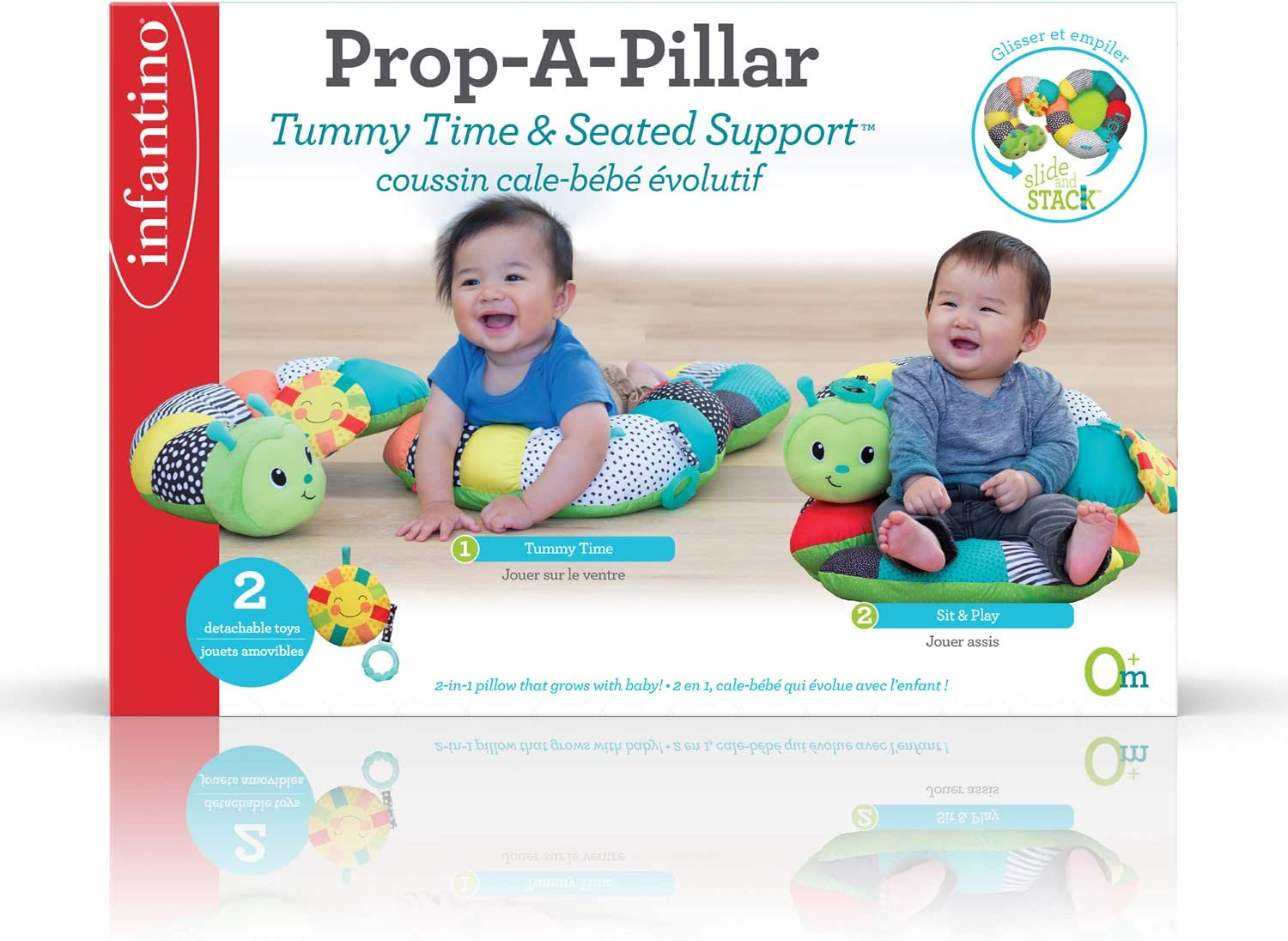 Infantino Gaga Prop A Pillar Tummy Time & Seated Support Infantino