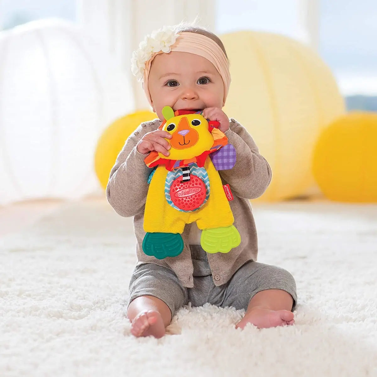 Infantino Cuddly Teether Lion Infantino Yallatoys