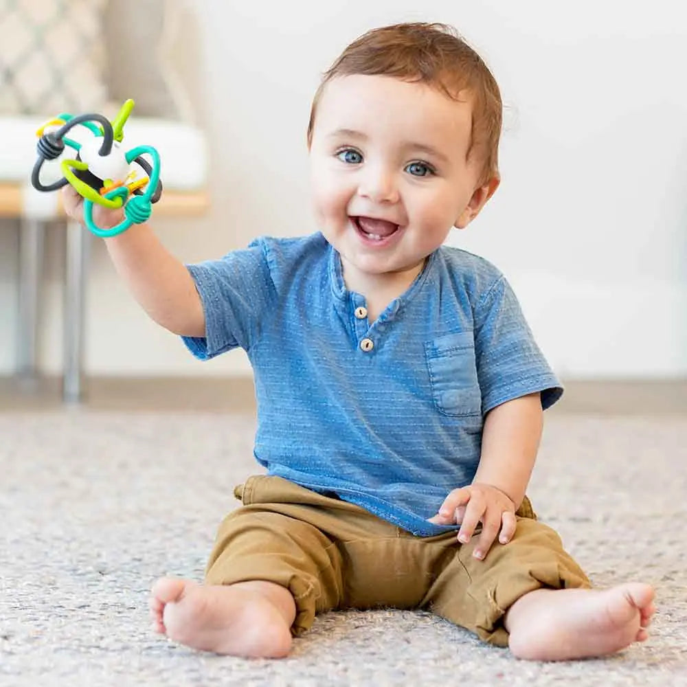 Infantino Shake & Teethe Flexible Rattle Ball Infantino Yallatoys