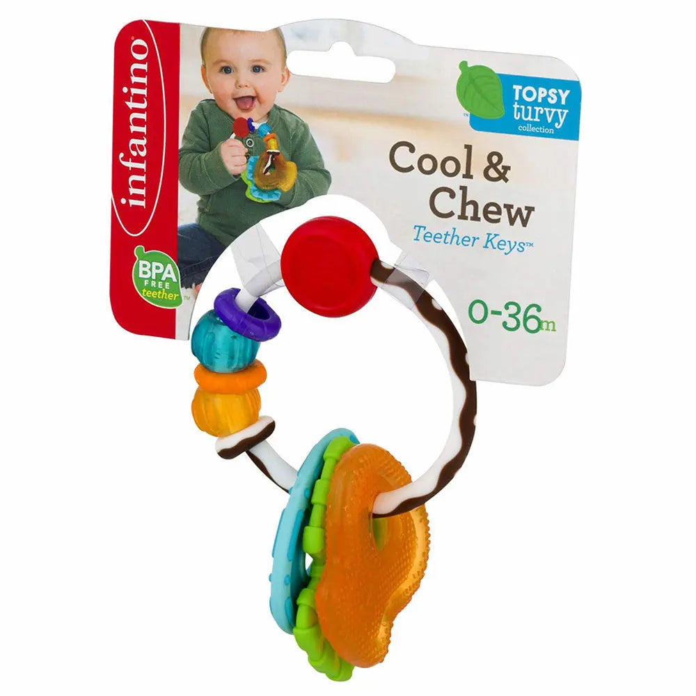 Infantino Slide & Chew Teether Keys Infantino Yallatoys