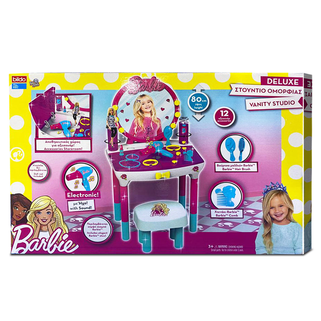 Buy Bildo Barbie Deluxe Big Vanity Multi Colour | Yallatoys.com