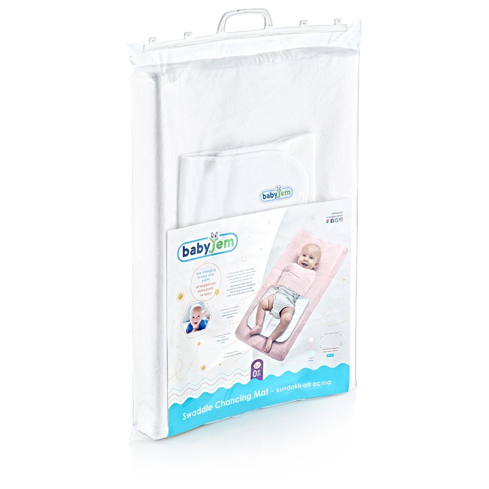 Babyjem Swaddle Changing Mat Ecru Babyjem Yallatoys