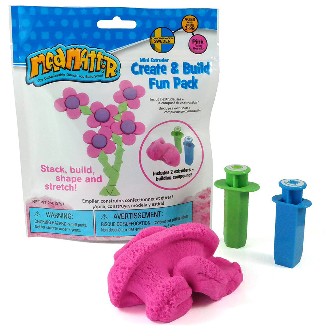Buy Mad Mattr Mini Extruder Create and Build Fun Pack Pink | Yallatoys.com