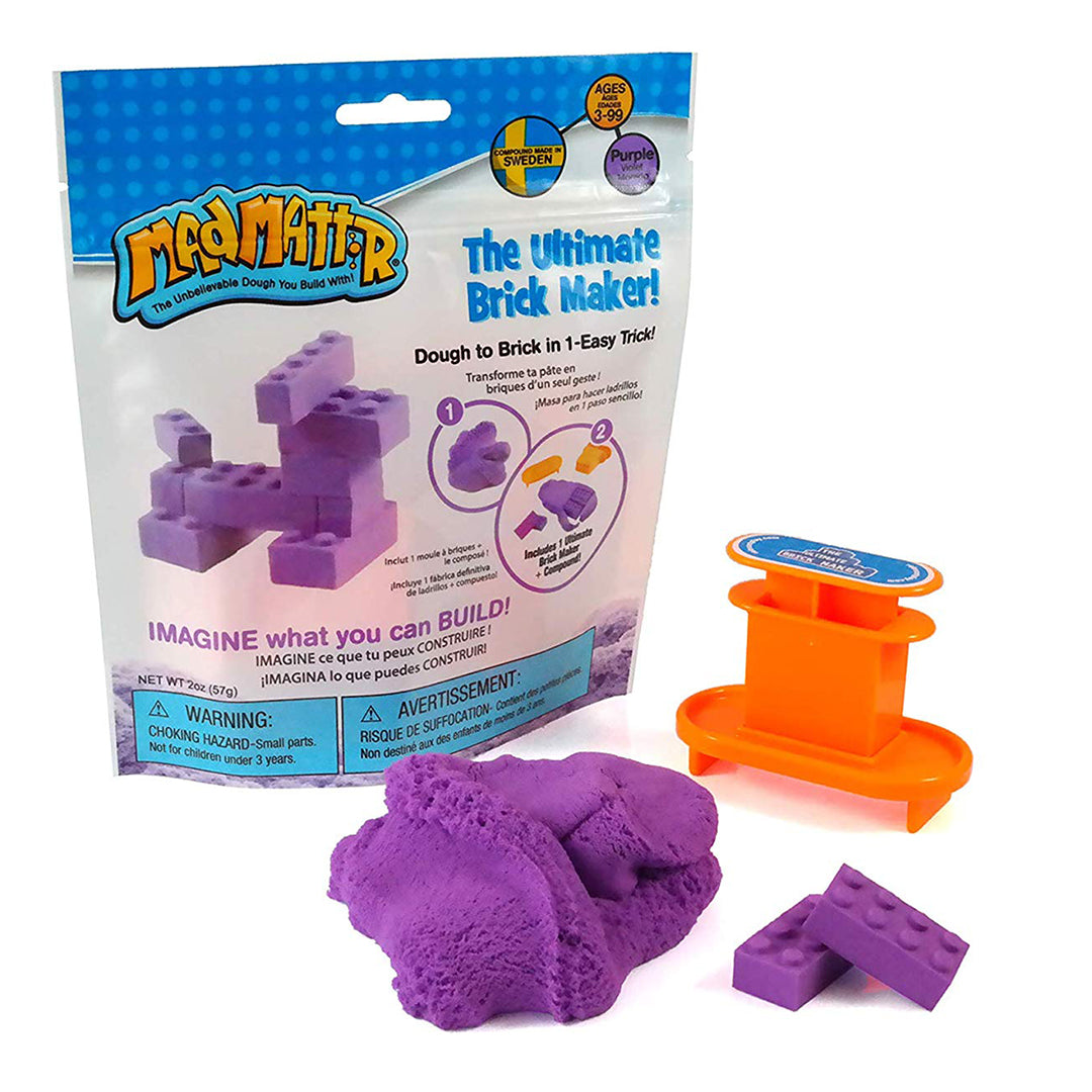 Buy Mad Mattr Quantum Builders Pack by Relevant Play Ultimate Brick Maker Purple | Yallatoys.com