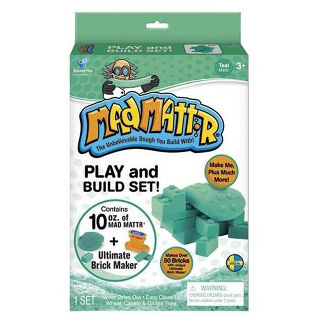 Buy Mad Mattr Quantum Builders Pack by Relevant Play Ultimate Brick Maker Teal | Yallatoys.com