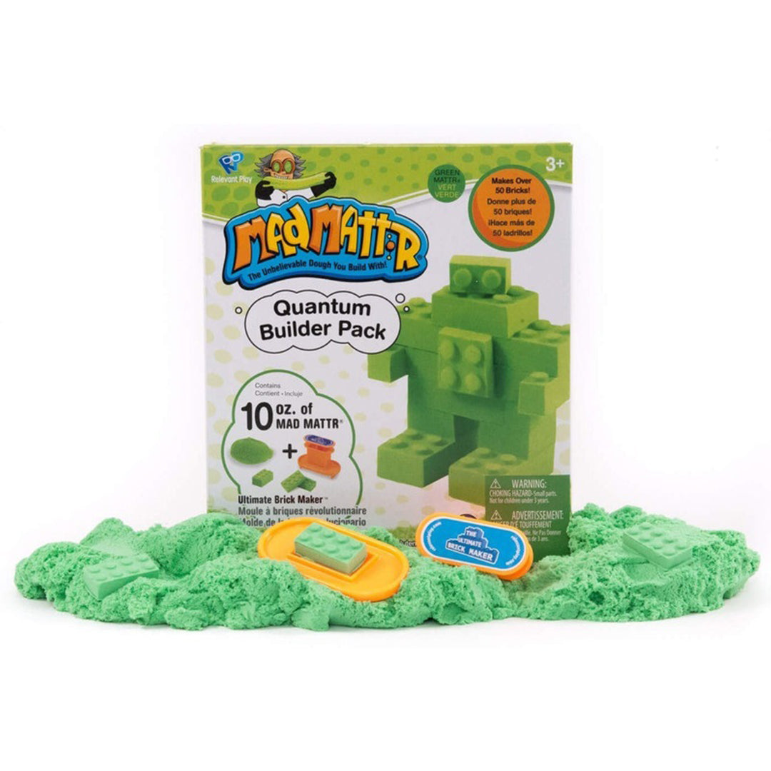 Buy Mad Mattr Quantum Builders Pack by Relevant Play Ultimate Brick Maker Green | Yallatoys.com