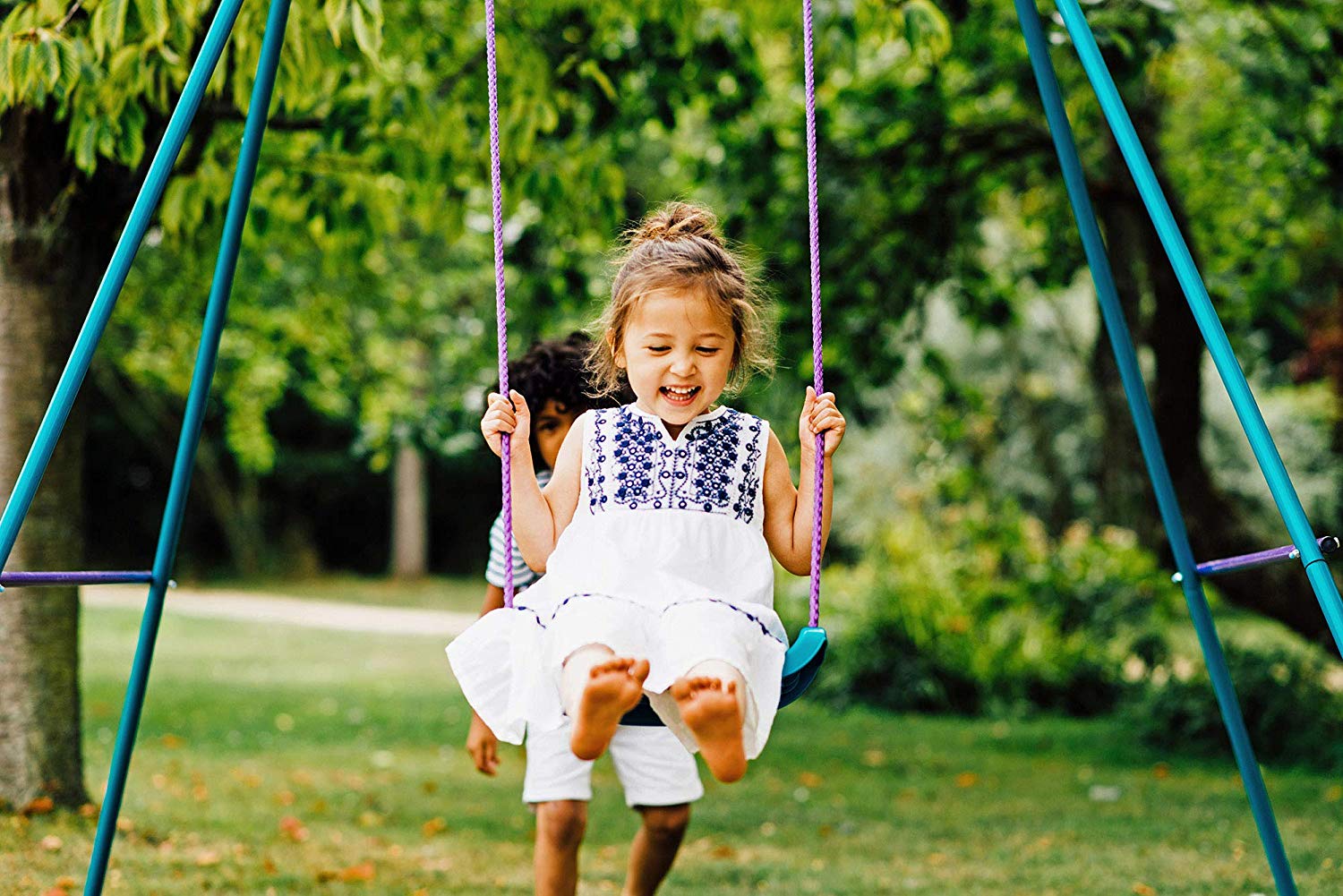 Buy Plum 2 In 1 Metal Swing Set | Yallatoys.com