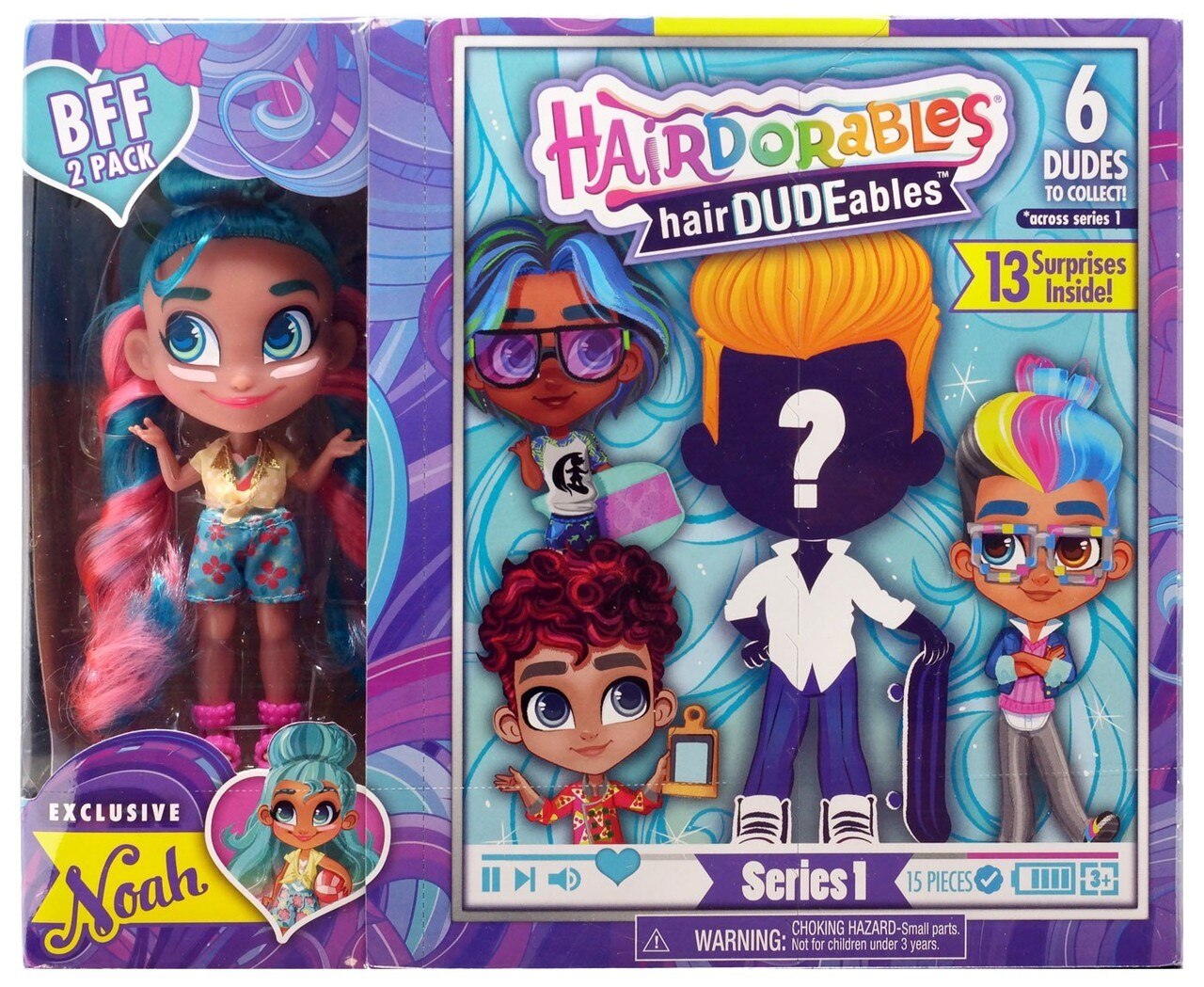 Buy Hairdorables Awesome Hair Dudeables Pack Series 2 (Sold Separately Subject to Availability) | Yallatoys.com