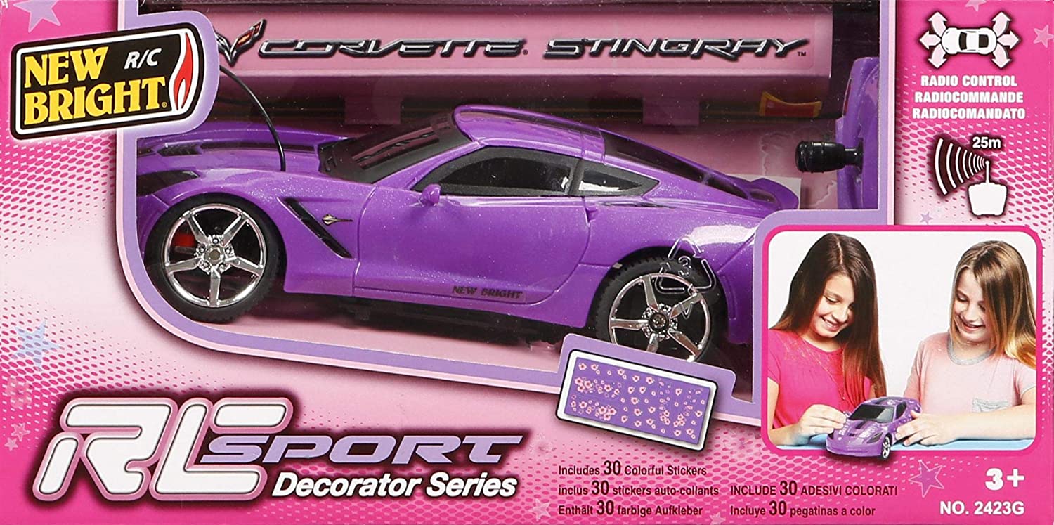 Buy New Bright Remote Control Sports Car Pink Lilac | Yallatoys.com