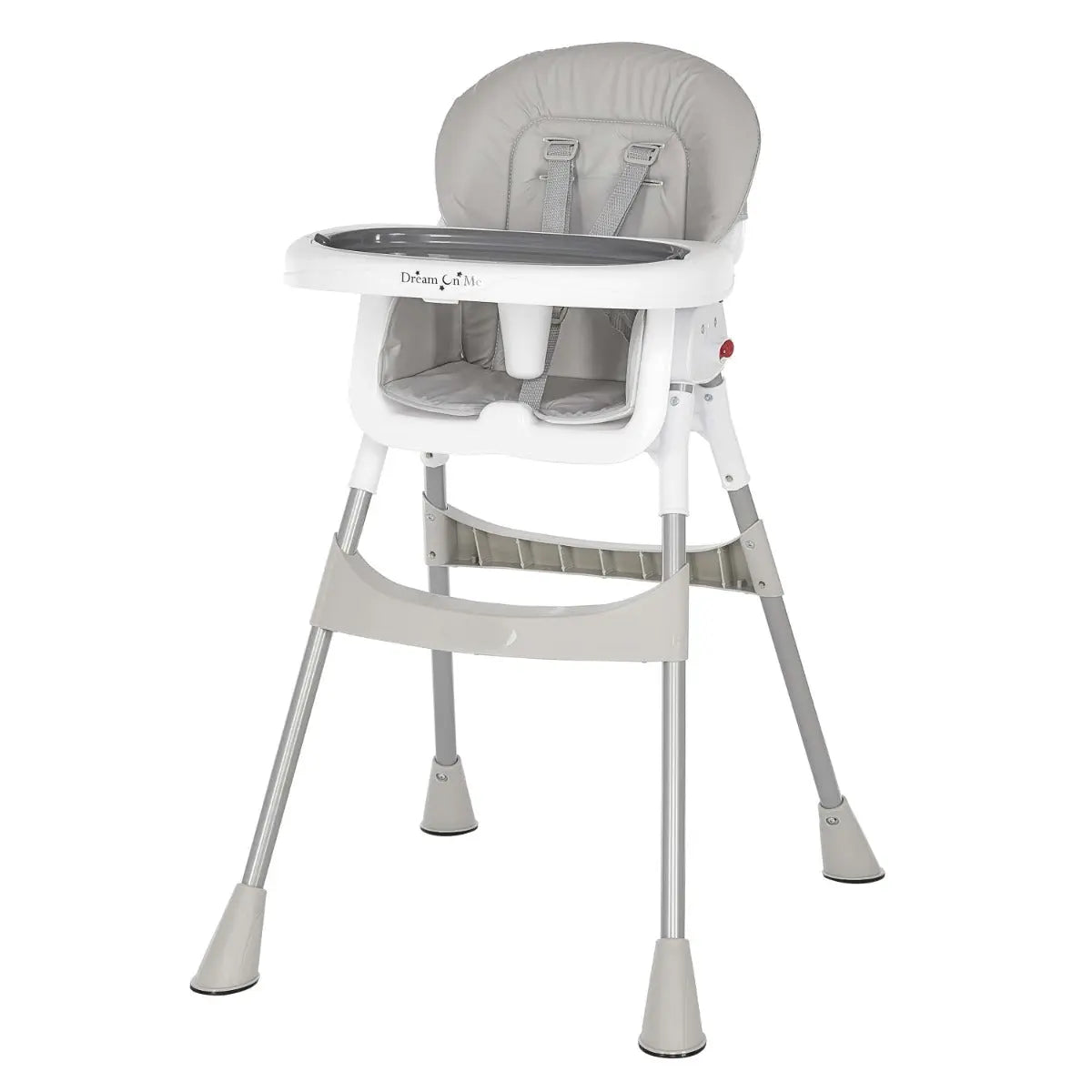 Dream On Me Portable 2 in 1 Tabletalk High Chair Grey Yallamomz Yallatoys