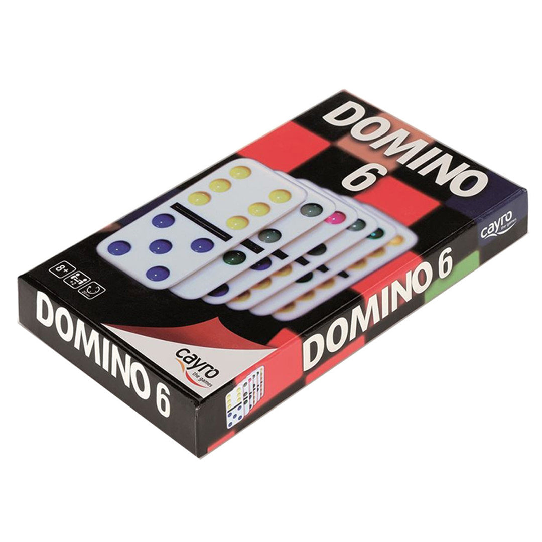 Buy Cayro Double Colour 6 Dominoes Traditional Game Development of Cognitive Skills and Logical Mathematics Board Game | Yallatoys.com