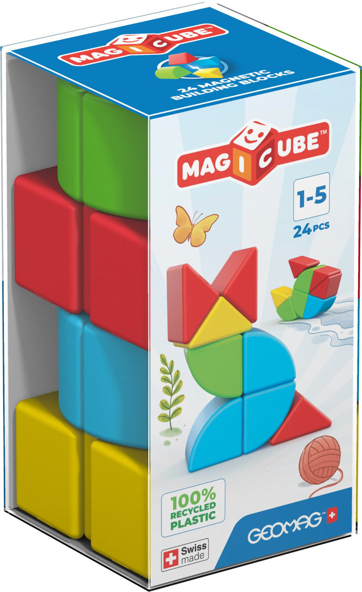 24 Piece Crystal Magnetic Cubes