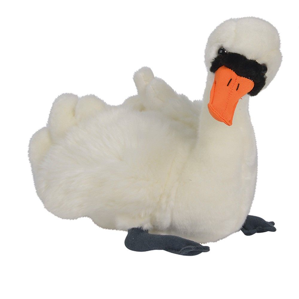 24cm Elegant Swan Soft Toy Figure