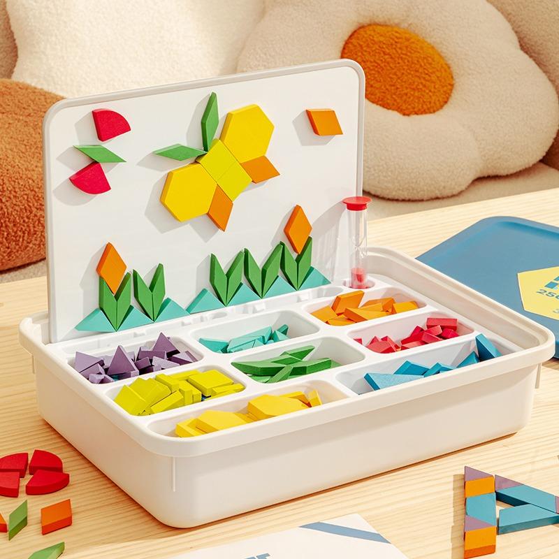 250 Piece Wooden Magnetic Set
