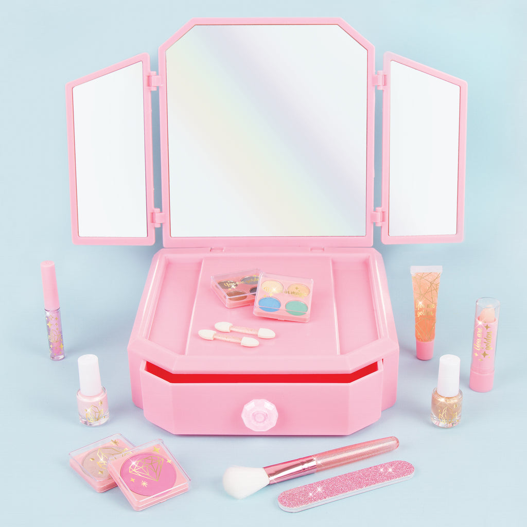 Buy Make It Real Mirrored Vanity and Cosmetic Set | Yallatoys.com