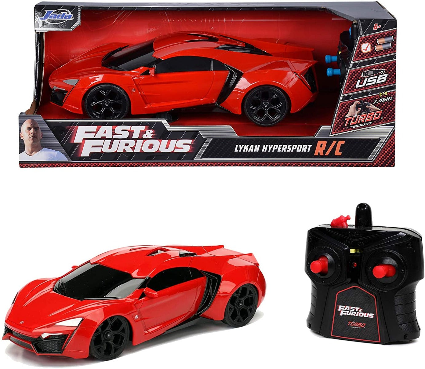 Buy Jada Toys Fast & Furious Lykan Hypersport Remote Control | Yallatoys.com