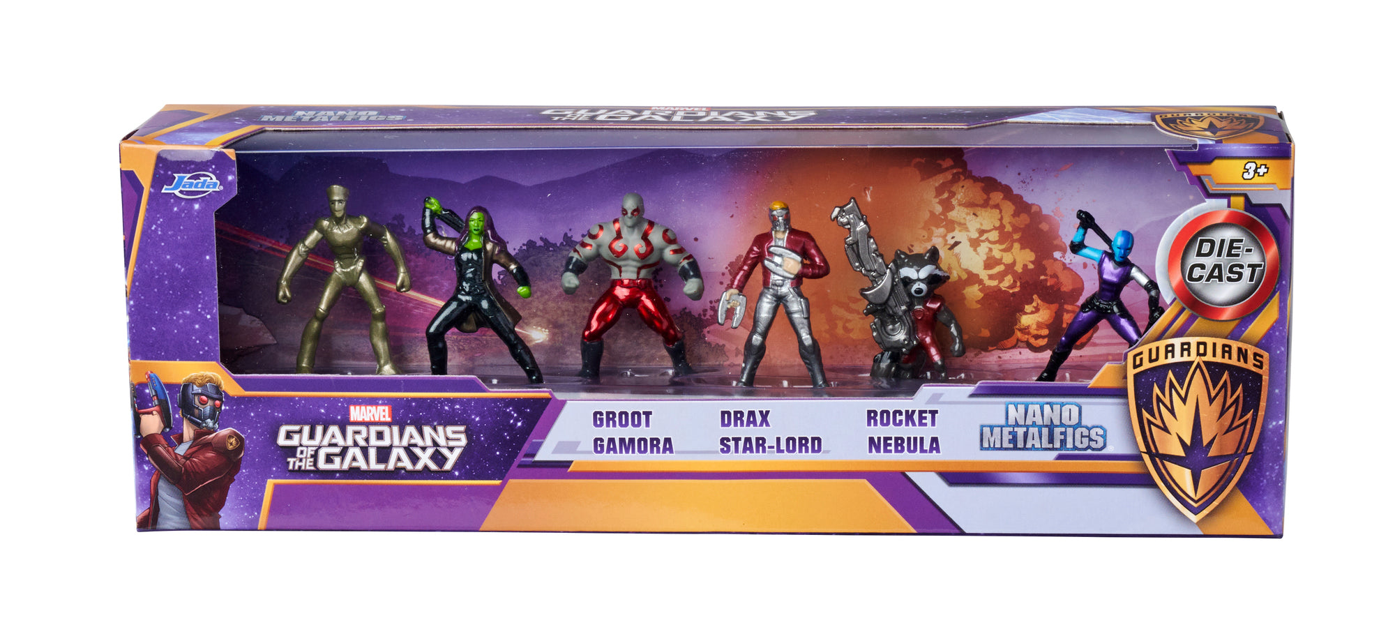 Buy Jada Toys Marvel Guardians Diorama Pack Set Of 6 | Yallatoys.com