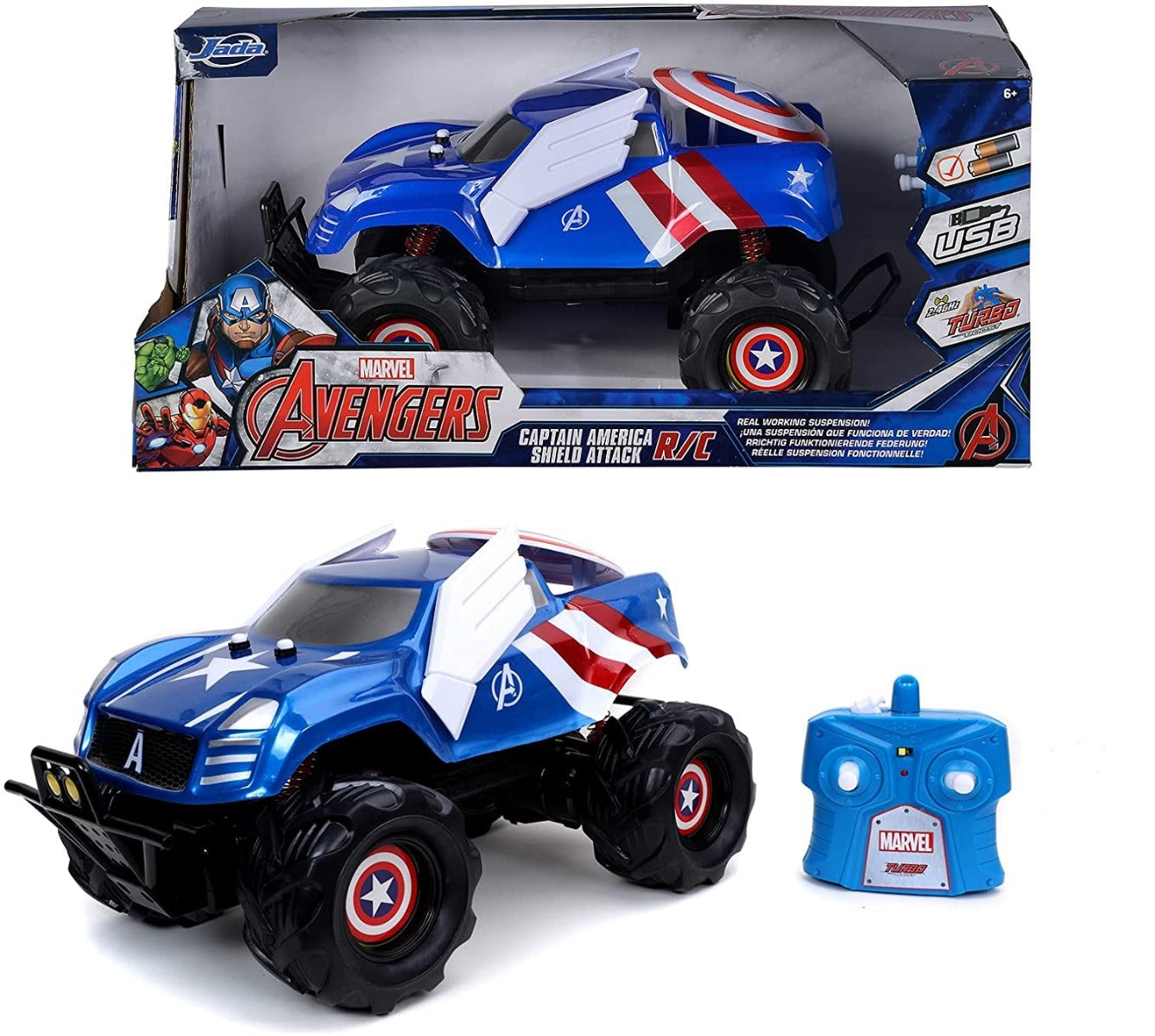 Buy Jada Marvel Remote Control Captain America Shield | Yallatoys.com