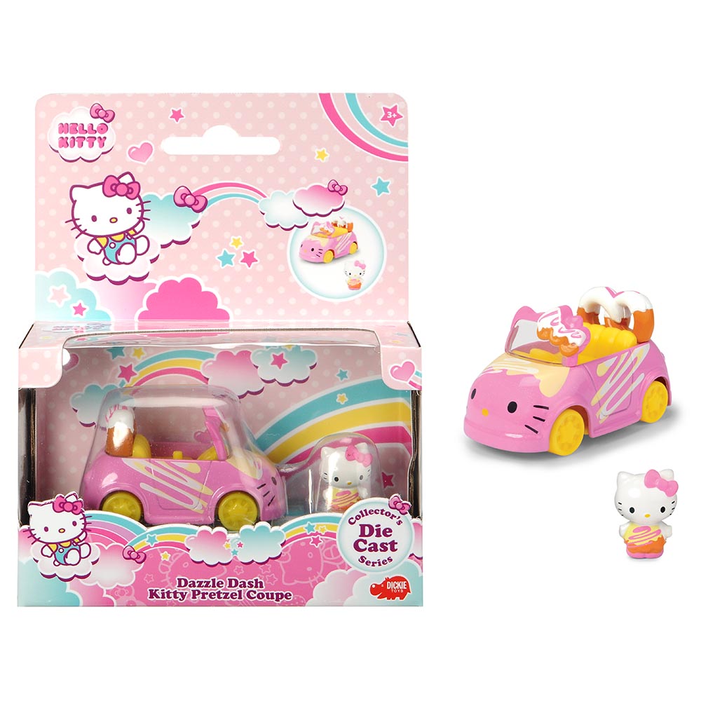 Buy Hello Kitty Dazzle Dash Kitty Pretzel Coupe | Yallatoys.com
