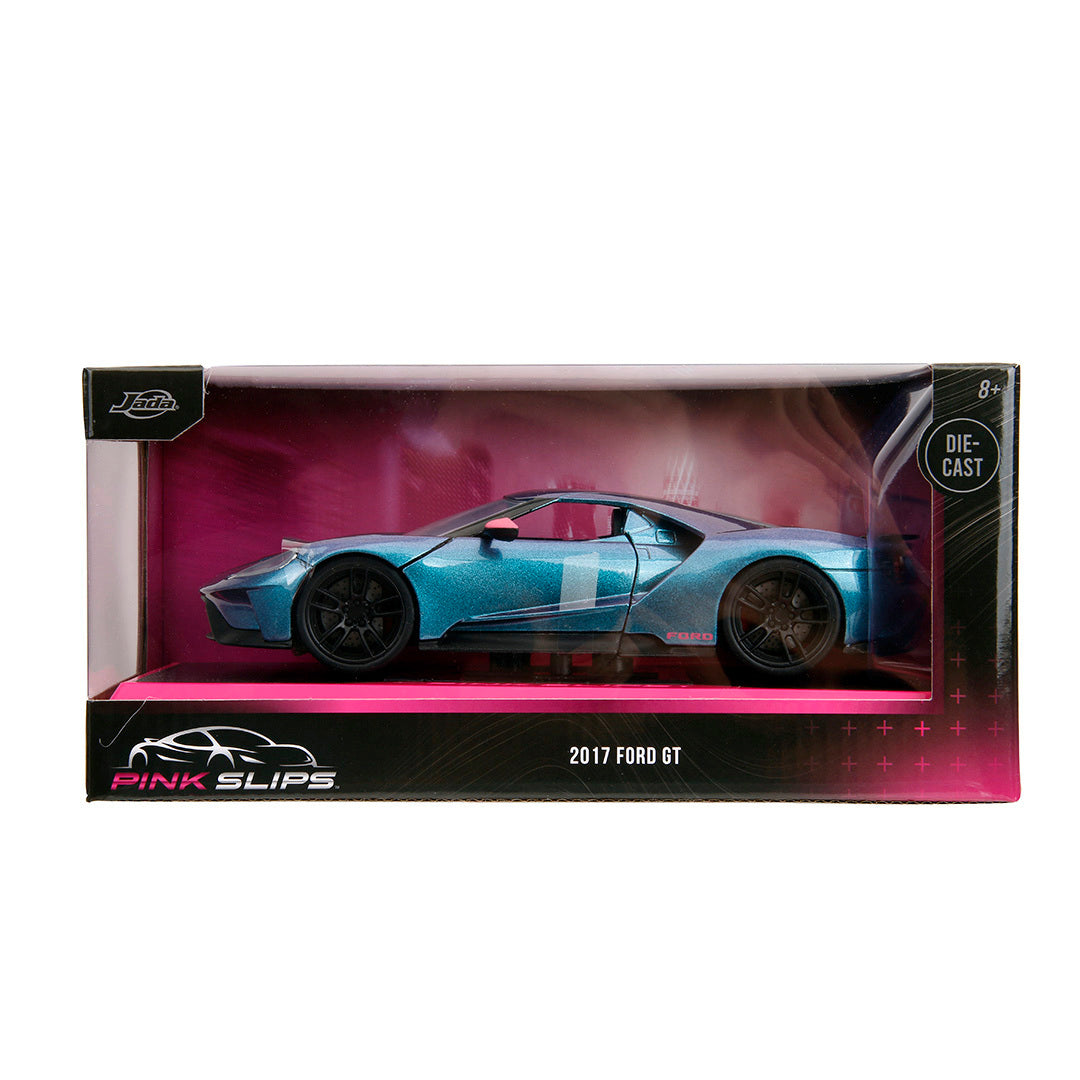 Buy Jada 1:24 Pink Slips 2017 Ford GT Die Cast Car With Base | Yallatoys.com