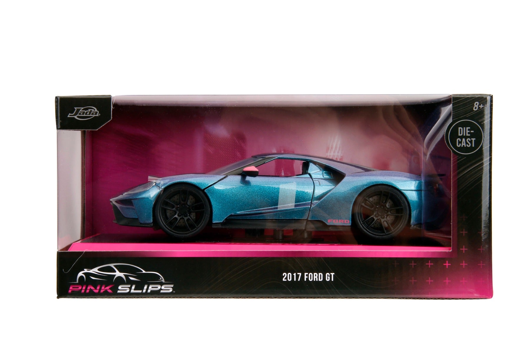 Buy Jada 1:24 Pink Slips 2017 Ford GT Die Cast Car With Base | Yallatoys.com