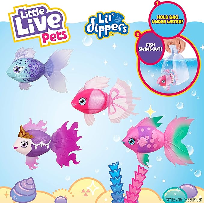 Buy Little Live Pets Season 2 Fish Collection (Sold Separately Subject To Availability) | Yallatoys.com