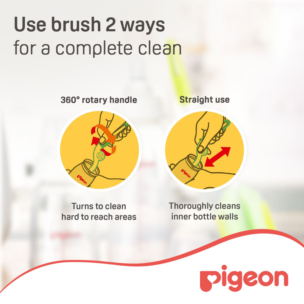 Pigeon Sponge Brush 2 Way 26262 Pigeon Yallatoys