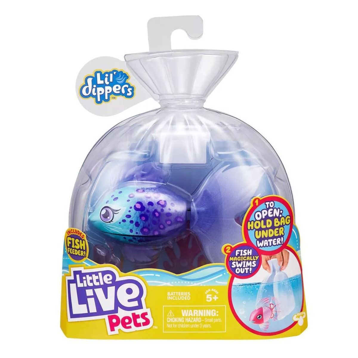Buy Little Live Pets Lil Dippers Fish Season 2 Furtail | Yallatoys.com