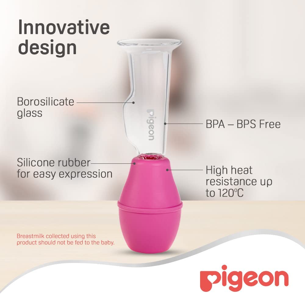 Pigeon Breast Care Pump With Glass Shield Pigeon Yallatoys