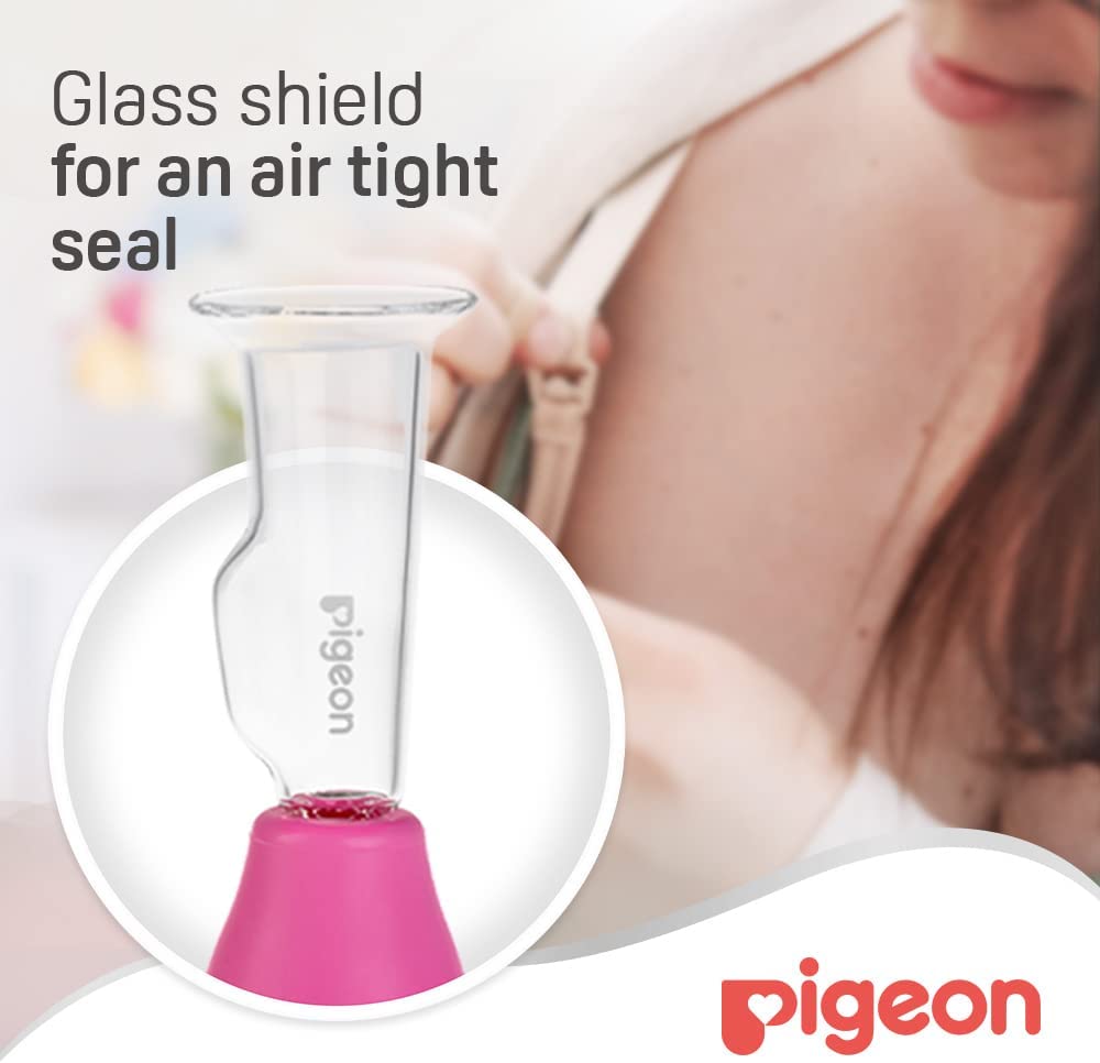 Pigeon Breast Care Pump With Glass Shield Pigeon Yallatoys