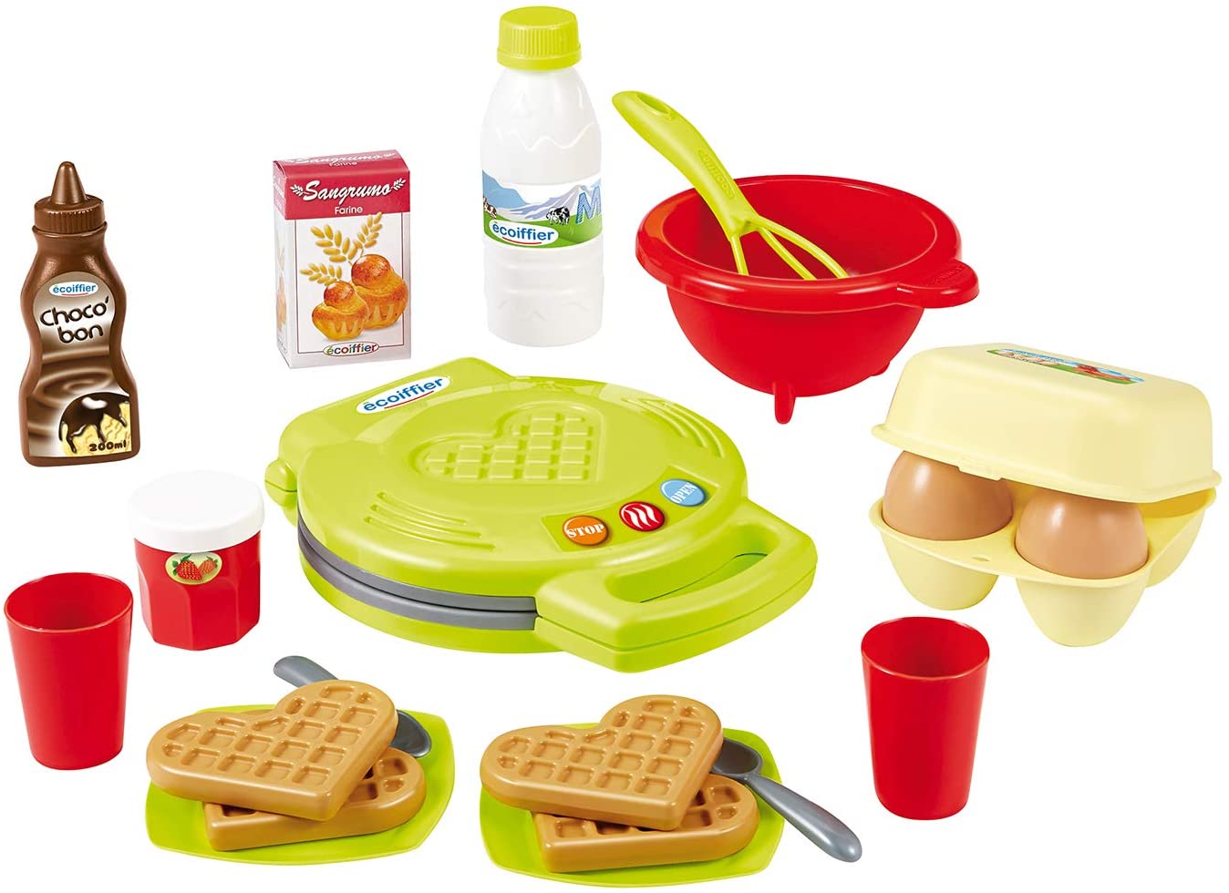 Buy Ecoiffier - 100% Chef Waffle Maker Set 22Pcs | Yallatoys.com