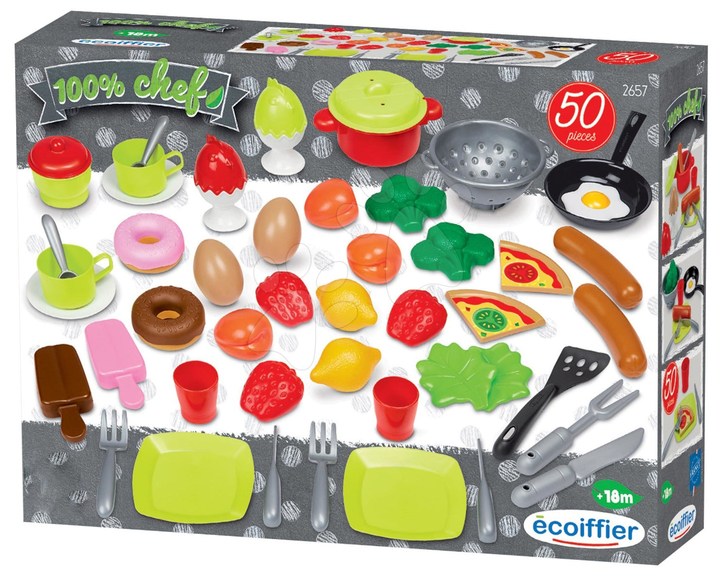 Buy Ecoiffier 50 Pieces Cooking Set | Yallatoys.com