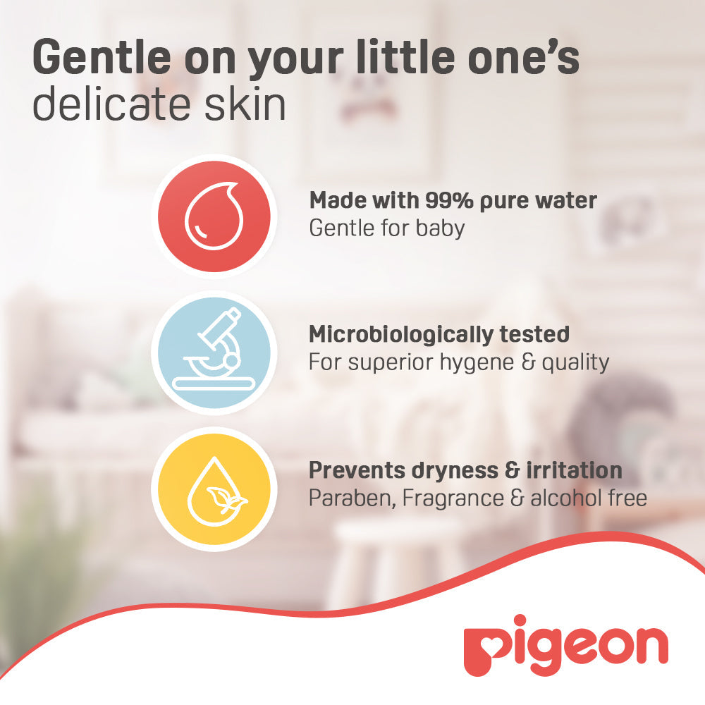Pigeon Baby Wipes 82S/Refill Pigeon Yallatoys