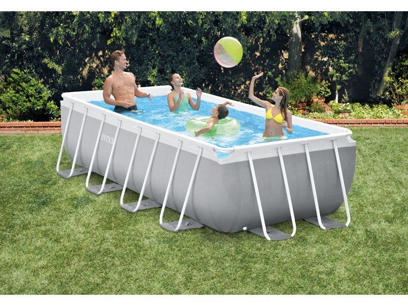 Buy Intex Prism Frame Premium Pool 4m x 2m x 1m (Free Installation in 24hrs) | Yallatoys.com