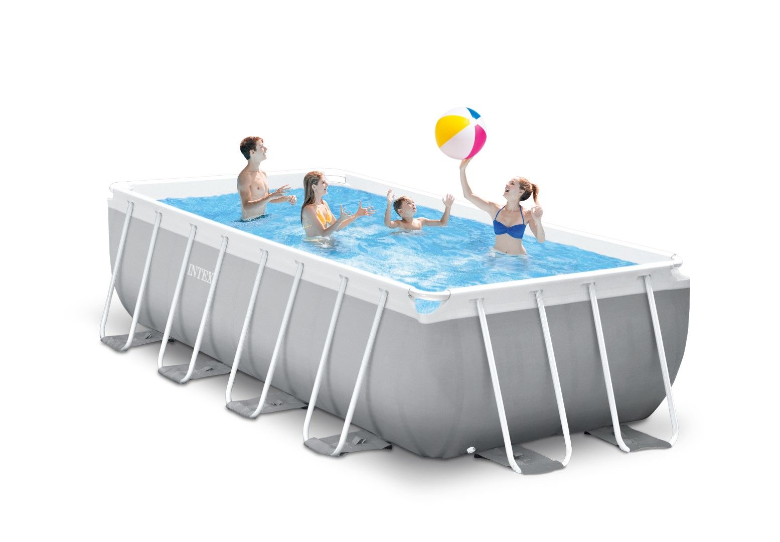 Buy Intex Prism Frame Premium Pool 4.8m x 2.4m x 1.07m (Free Installation in 24hrs) | Yallatoys.com