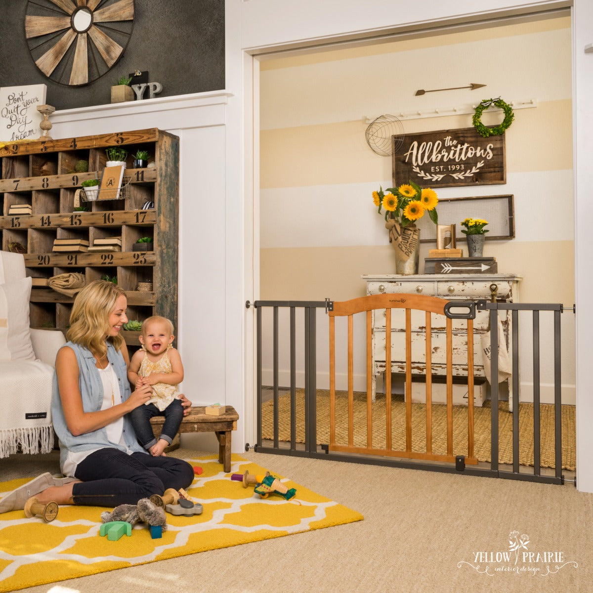Summer Infant Stylish & Secure 6 Foot Extra Tall Metal Expansion Gate Summer Infant Yallatoys