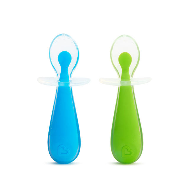 Munchkin - Gentle Scoop Spoons 2pk -Blue/Green Munchkin Yallatoys