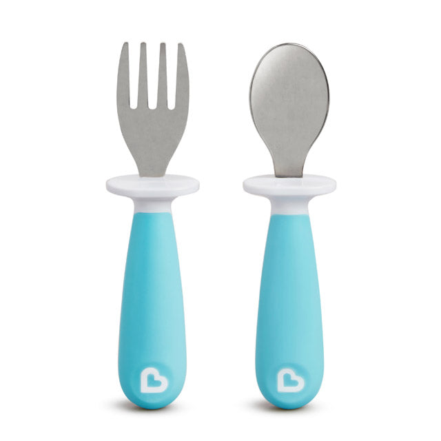 Munchkin - Raise Toddler Fork &Spoon 2pk Munchkin Yallatoys