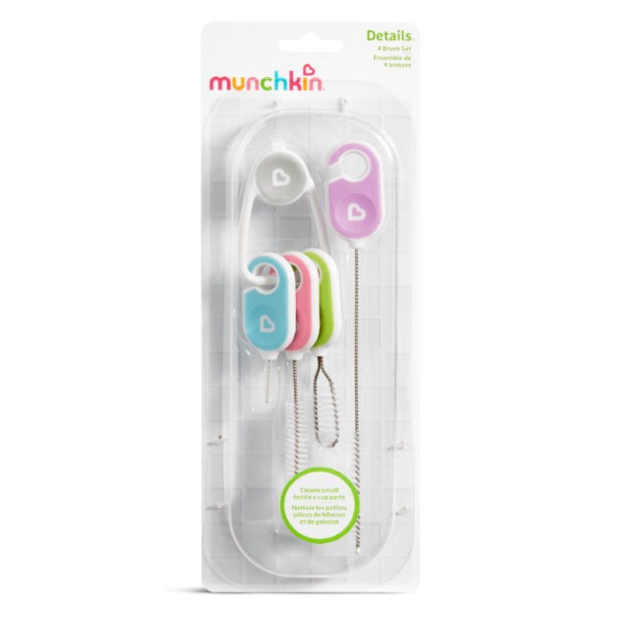 Munchkin - Details Cleaning Brush 4pk Munchkin Yallatoys